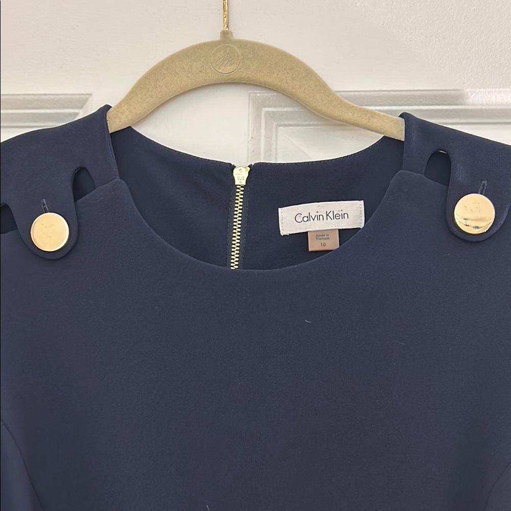EUC Calvin Klein Navy Dress